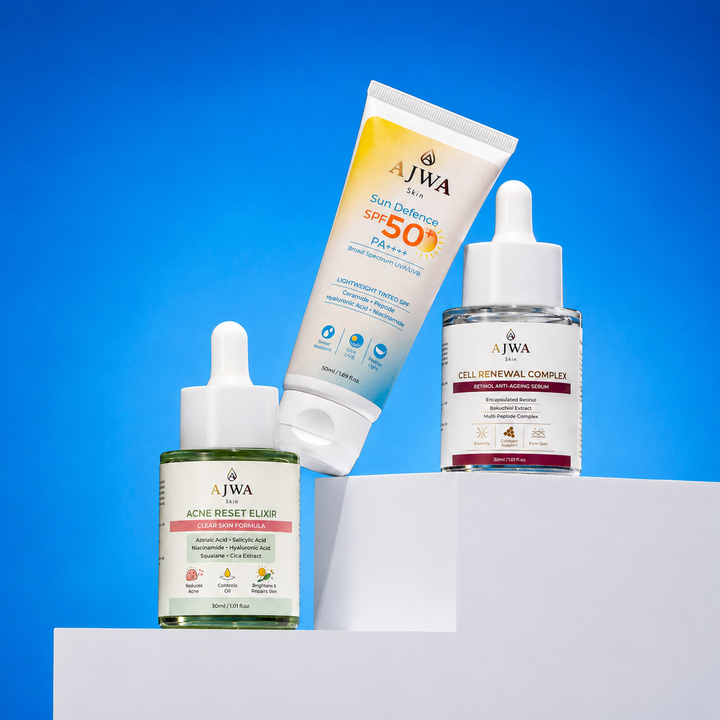 AJWA Skin Clear, Renew & Protect Trio